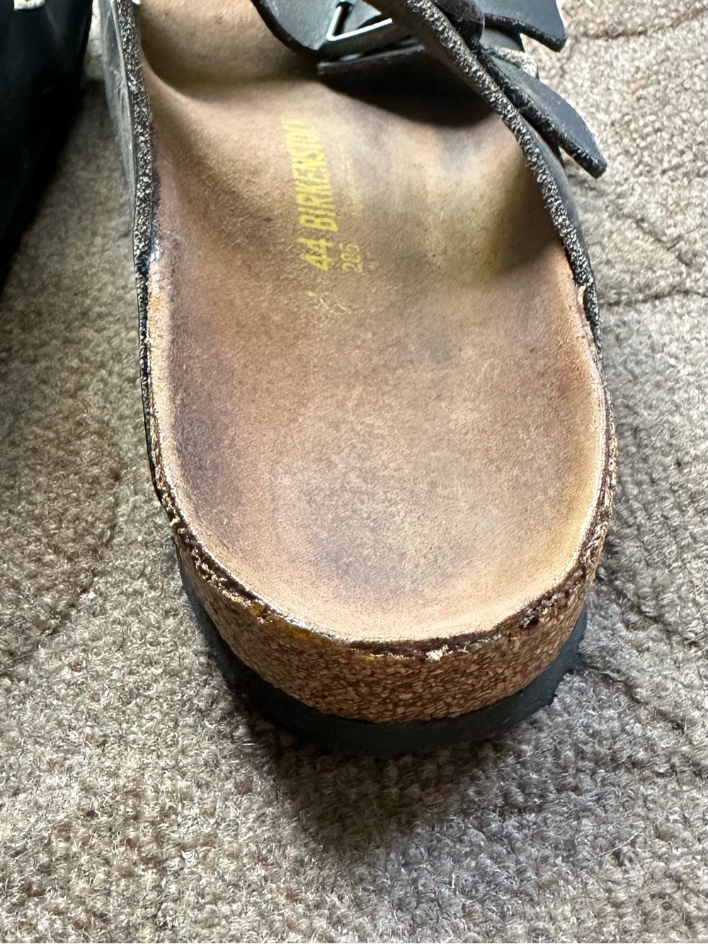 Men’s Birkenstock Arizona Oiled Black Leather Size 44 (11) - Picture 9 of 10